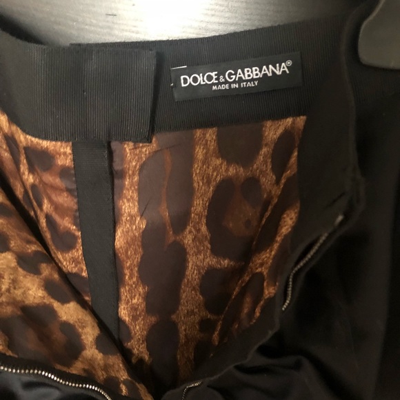 Dolce & Gabbana Black ruffled mini shirt size S - Picture 3 of 5